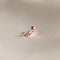 18k Rose Gold Plated Jewellery - Glimmer Crystal Barbell in Rose Gold - Barbell Earring - Astrid &amp; Miyu