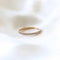 18k Gold Plated Jewellery - Iridescent Crystal Ring in Gold - Band Ring - Astrid &amp; Miyu