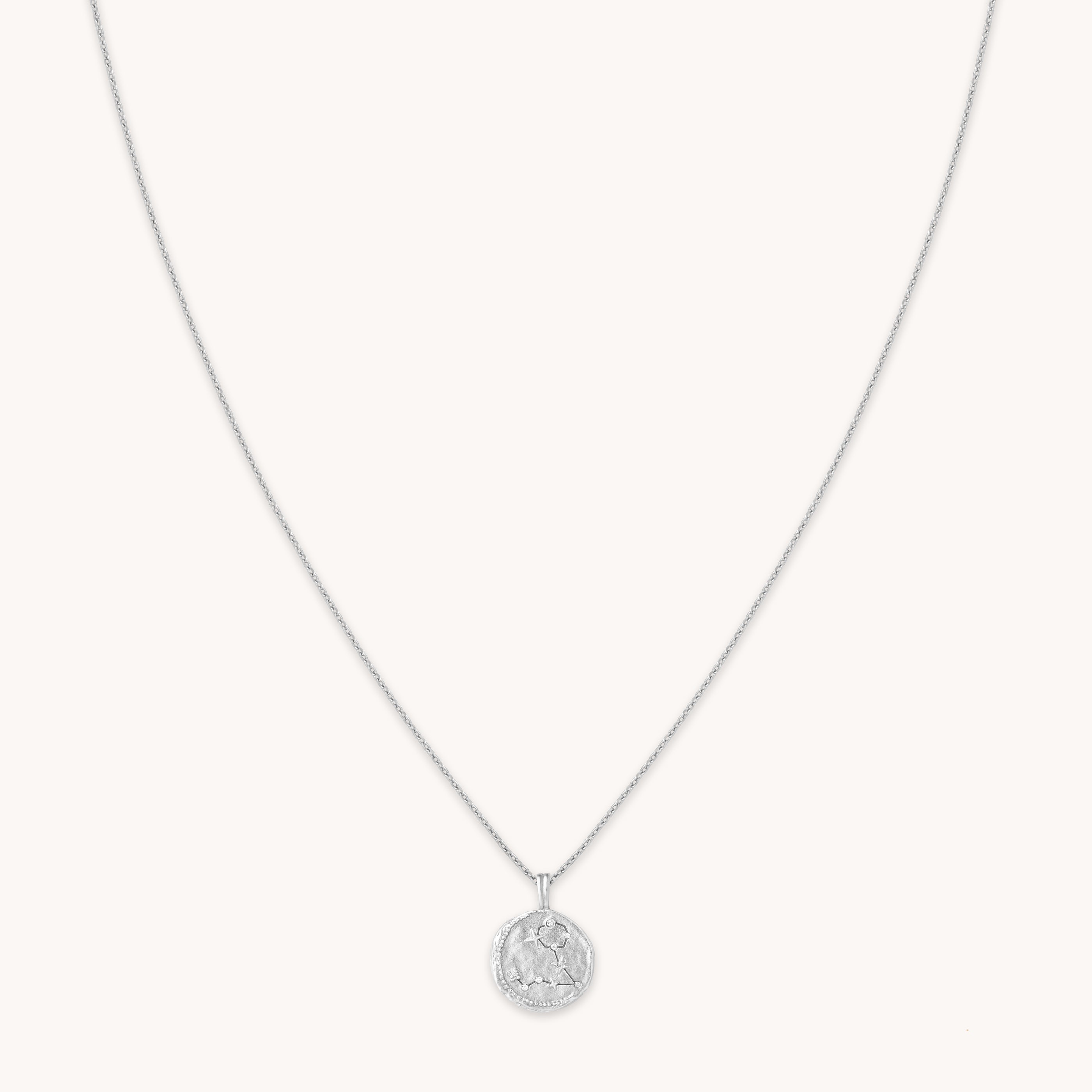Pisces Zodiac Silver Pendant Necklace | Astrid & Miyu Necklaces