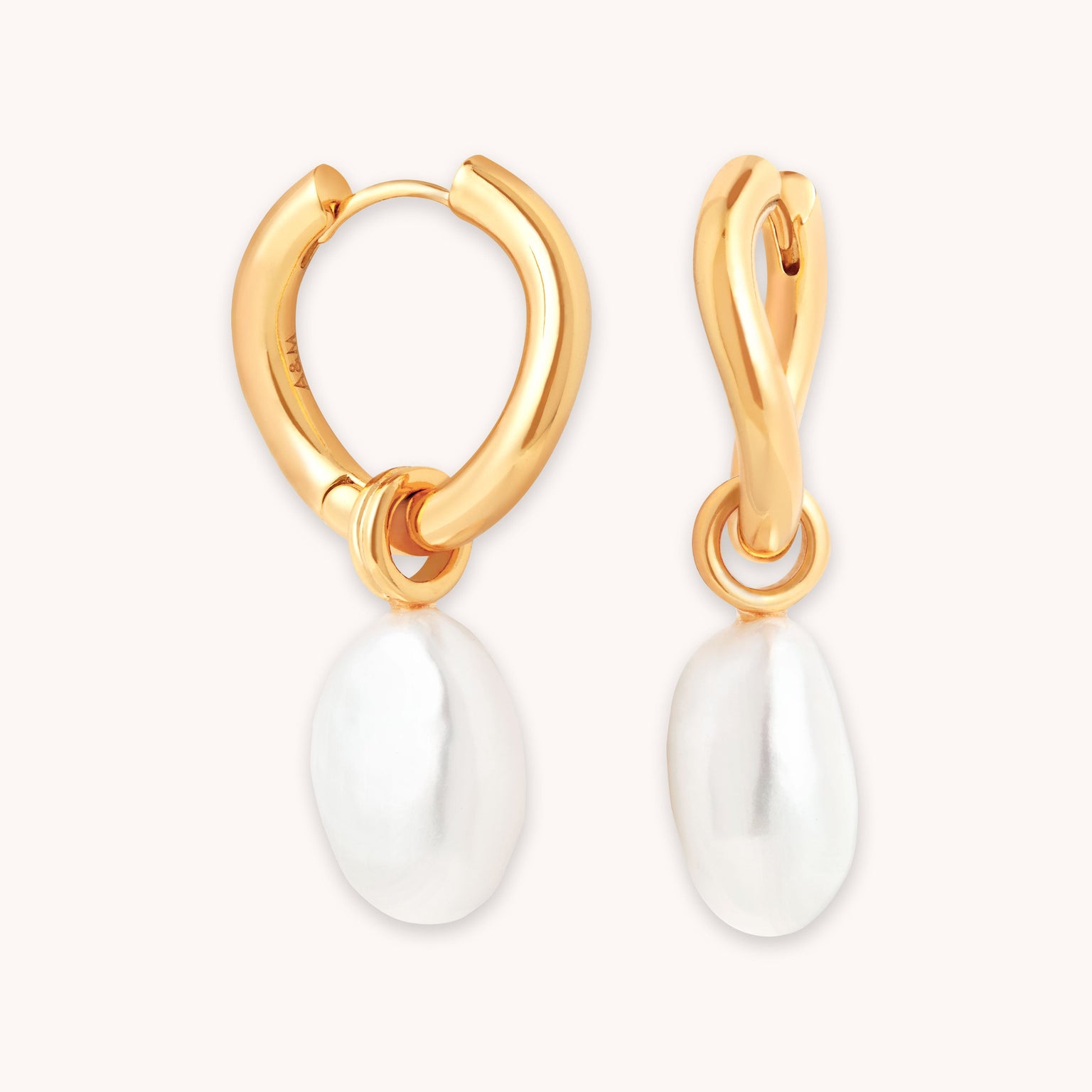 Molten Gold Hoops  Astrid & Miyu Earrings