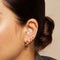 18k Gold Plated Jewellery - Twist Hoops in Gold - Hoop Earrings - Astrid &amp; Miyu