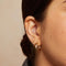 18k Gold Plated Jewellery - Twist Hoops in Gold - Hoop Earrings - Astrid &amp; Miyu