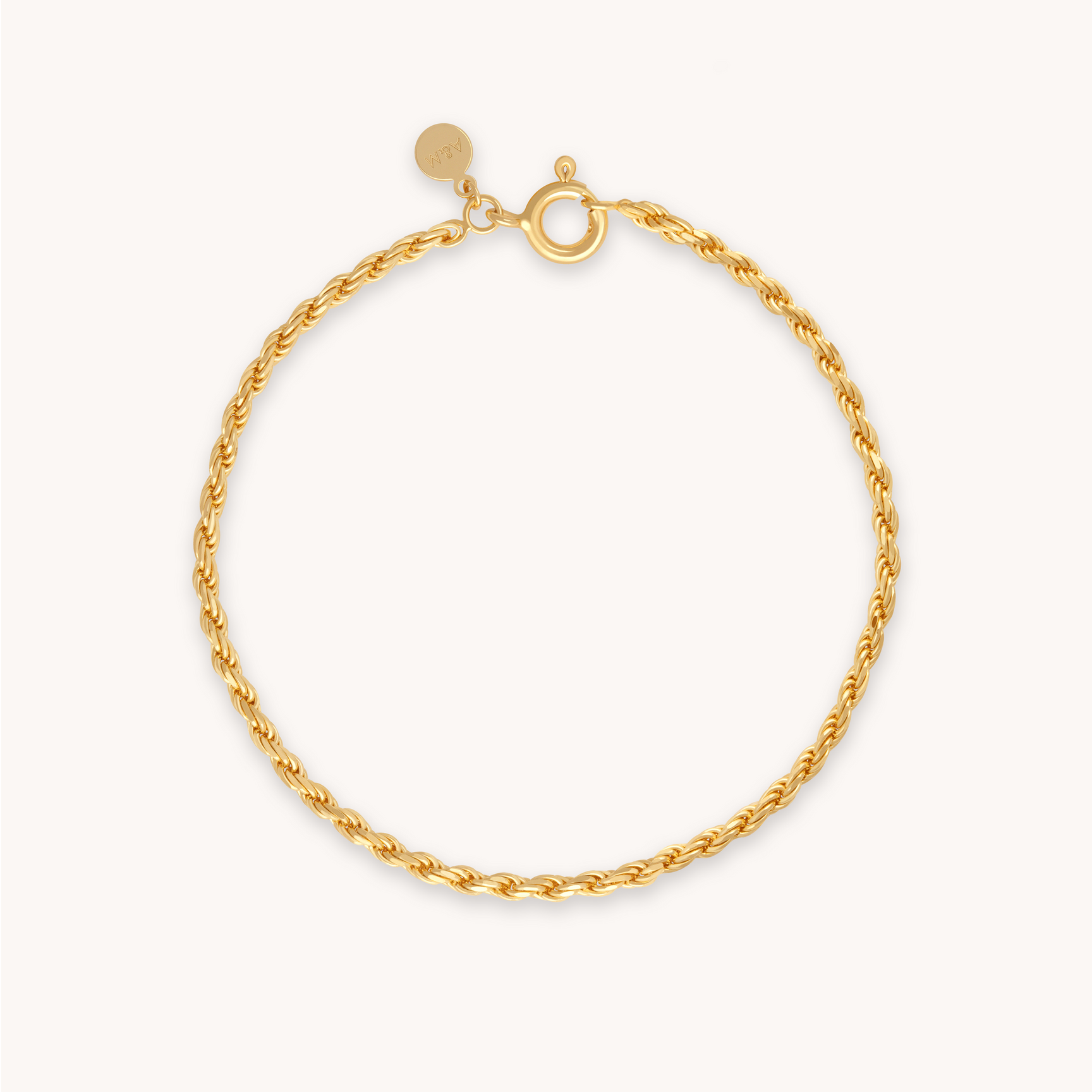 Gold Rope Chain Bracelet | Astrid & Miyu Bracelets