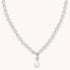 AM22-ENER-N-PL-S  2800 × 2800px  Pearl Link Chain Necklace in Silver