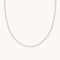 Tennis Chain Necklace in Gold
