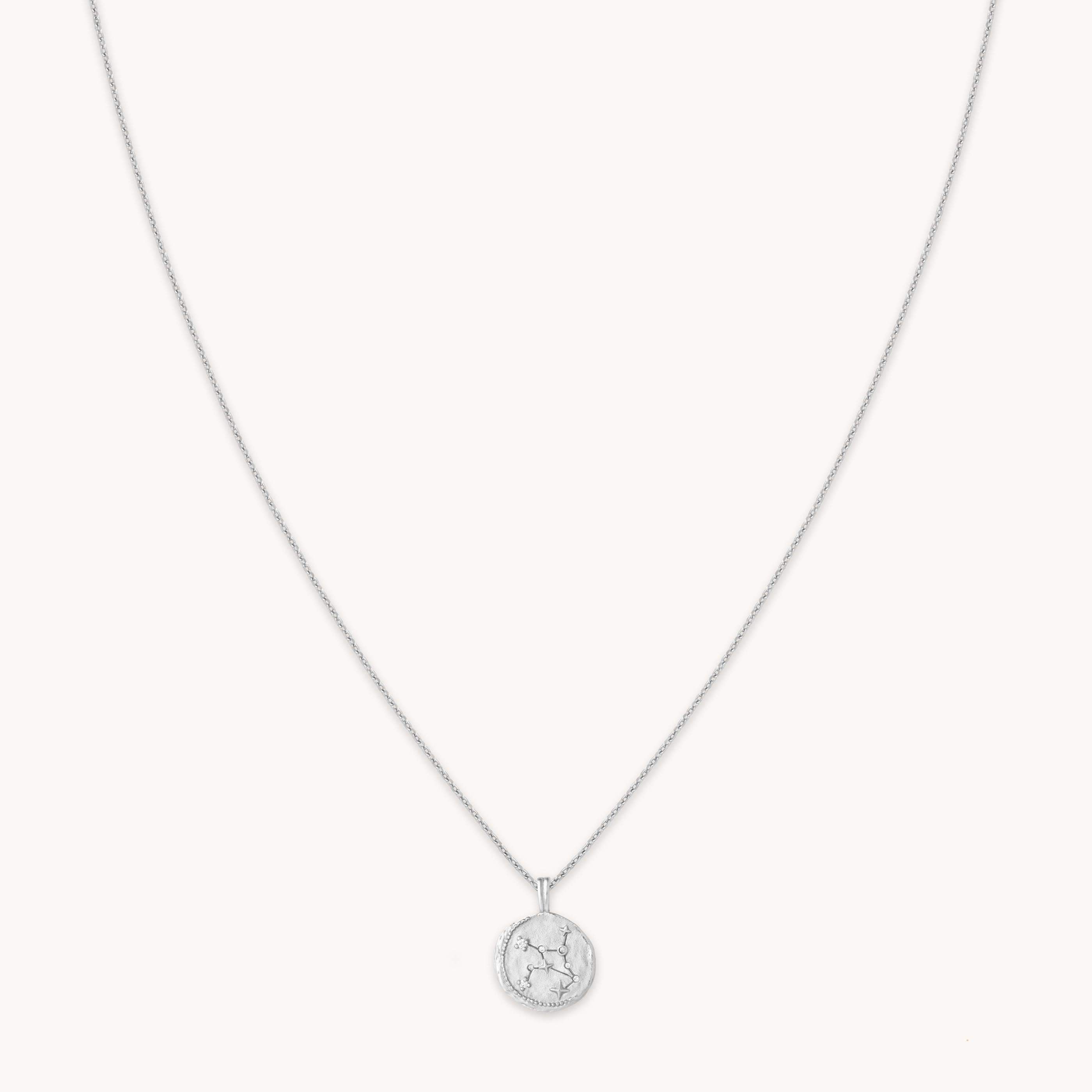Virgo Zodiac Silver Pendant Necklace | Astrid & Miyu Necklaces