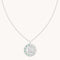 Virgo Bold Zodiac Pendant Necklace in Silver