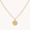 Taurus Zodiac Pendant Necklace in Gold
