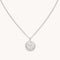 Aquarius Zodiac Pendant Necklace in Silver