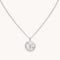 Cancer Zodiac Pendant Necklace in Silver