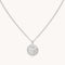 Gemini Zodiac Pendant Necklace in Silver