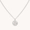 Leo Zodiac Pendant Necklace in Silver