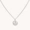 Pisces Zodiac Pendant Necklace in Silver