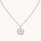 Taurus Zodiac Pendant Necklace in Silver