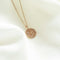 18k Gold Plated Jewellery - Aquarius Zodiac Pendant Necklace in Gold - Zodiac Pendant - Astrid &amp; Miyu