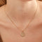 18k Gold Plated Jewellery - Aries Zodiac Pendant Necklace in Gold - Zodiac Pendant - Astrid &amp; Miyu