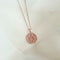 18k Rose Gold Plated Jewellery - Aries Zodiac Pendant Necklace in Rose Gold - Zodiac Pendant - Astrid &amp; Miyu