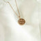 18k Gold Plated Jewellery - Gemini Zodiac Pendant Necklace in Gold - Zodiac Pendant - Astrid &amp; Miyu