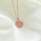 18k Rose Gold Plated Jewellery - Gemini Zodiac Pendant Necklace in Rose Gold - Zodiac Pendant - Astrid &amp; Miyu