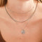 Gemini Jewellery - Gemini Zodiac Pendant Necklace in Silver - Zodiac Pendant - Astrid &amp; Miyu