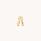 Illusion Crystal Hoop 6.5mm in Gold