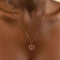 18k Rose Gold Plated Jewellery - Leo Zodiac Pendant Necklace in Rose Gold - Zodiac Pendant - Astrid &amp; Miyu