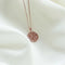 18k Rose Gold Plated Jewellery - Libra Zodiac Pendant Necklace in Rose Gold - Zodiac Pendant - Astrid &amp; Miyu