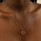 18k Rose Gold Plated Jewellery - Libra Zodiac Pendant Necklace in Rose Gold - Zodiac Pendant - Astrid &amp; Miyu