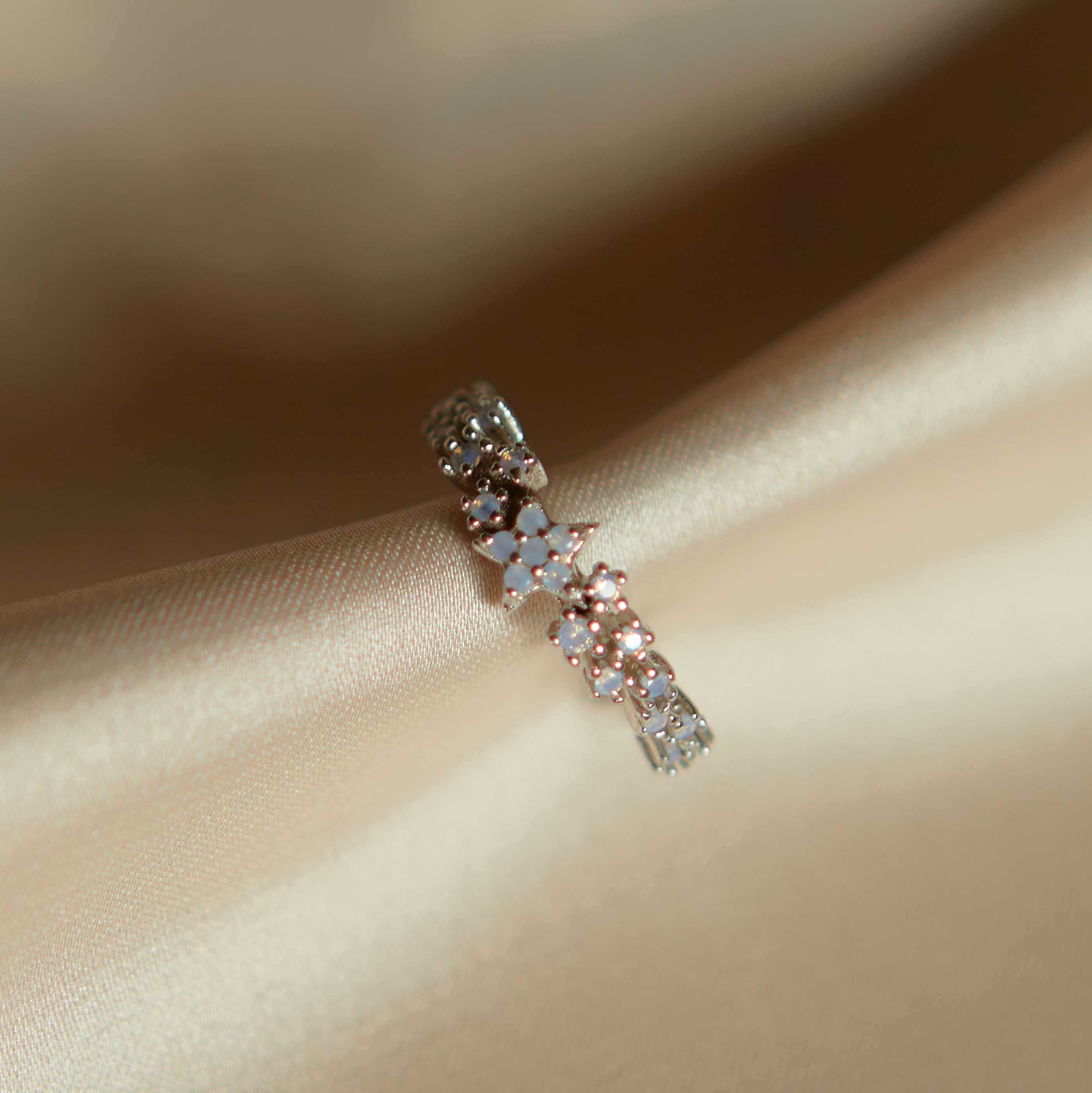 Mystic Dreams - Mystic Star Ear Cuff in Silver - Ear Cuffs - Astrid &amp; Miyu