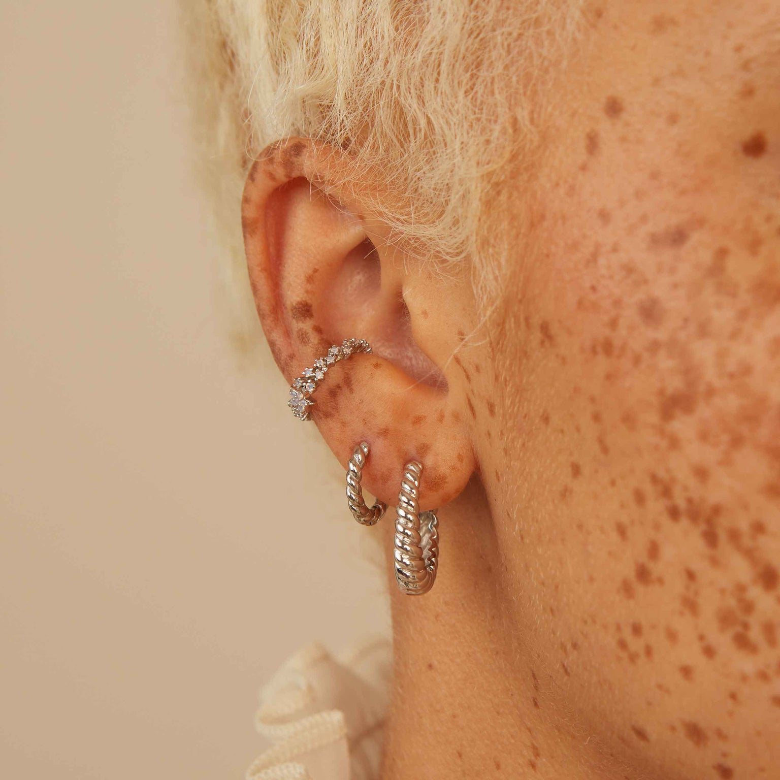 Mystic Dreams - Mystic Star Ear Cuff in Silver - Ear Cuffs - Astrid &amp; Miyu
