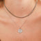 Gemstone Necklaces - Pisces Zodiac Pendant Necklace in Silver - Zodiac Pendant - Astrid &amp; Miyu