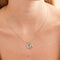 Gemstone Necklaces - Scorpio Zodiac Pendant Necklace in Silver - Zodiac Pendant - Astrid &amp; Miyu