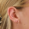 18k Rose Gold Plated Jewellery - Twilight Chain Huggies in Rose Gold - Huggies - Astrid &amp; Miyu