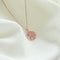 18k Rose Gold Plated Jewellery - Virgo Zodiac Pendant Necklace in Rose Gold - Zodiac Pendant - Astrid &amp; Miyu