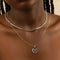 Gemstone Necklaces - Virgo Zodiac Pendant Necklace in Silver - Zodiac Pendant - Astrid &amp; Miyu