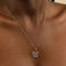 Gemstone Necklaces - Virgo Zodiac Pendant Necklace in Silver - Zodiac Pendant - Astrid &amp; Miyu